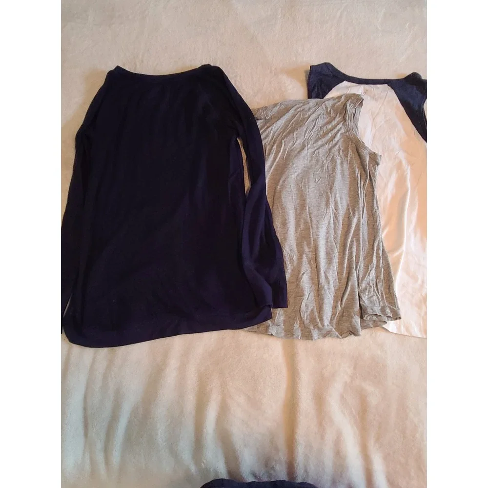 Bundle of 3 Justice Long sleeve and tank Tops Sizes 18 20